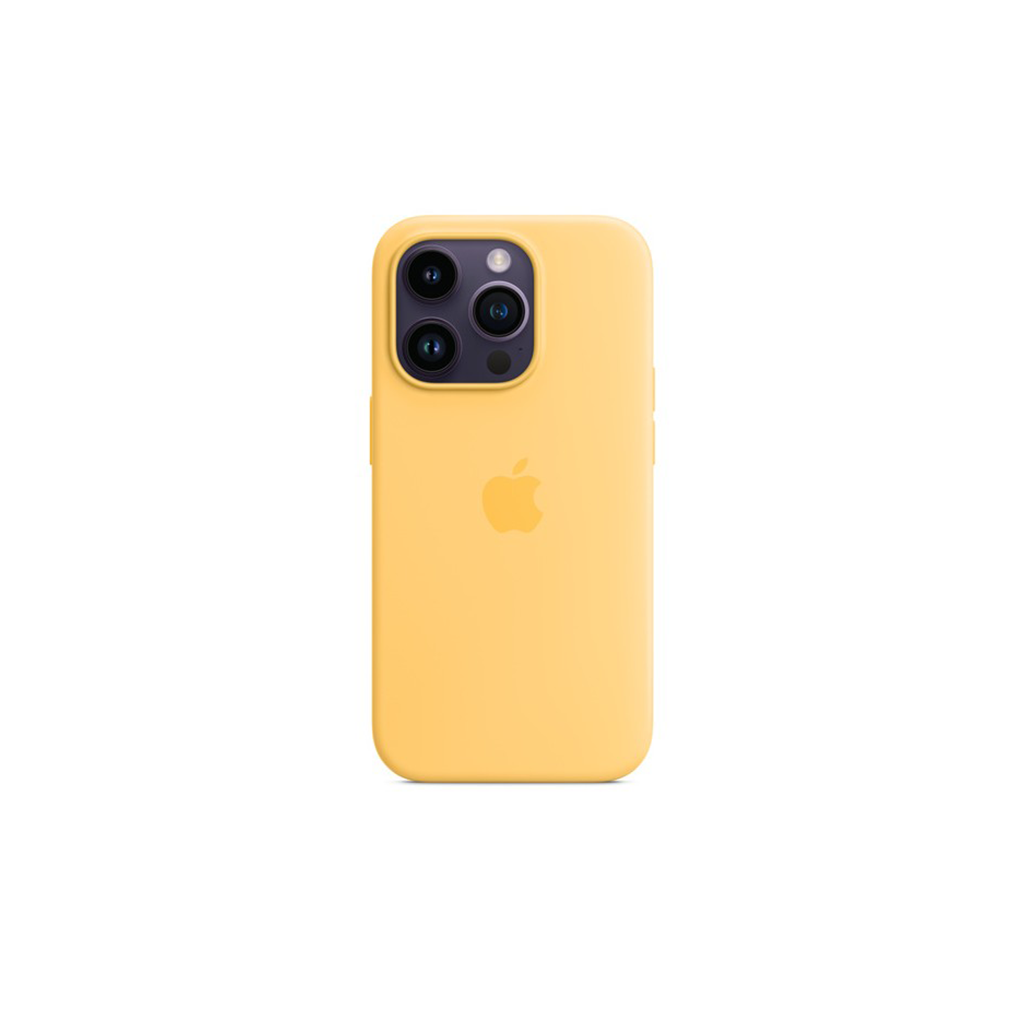 iPhone 14 Pro Silicone Case with MagSafe - Sunglow - Apple