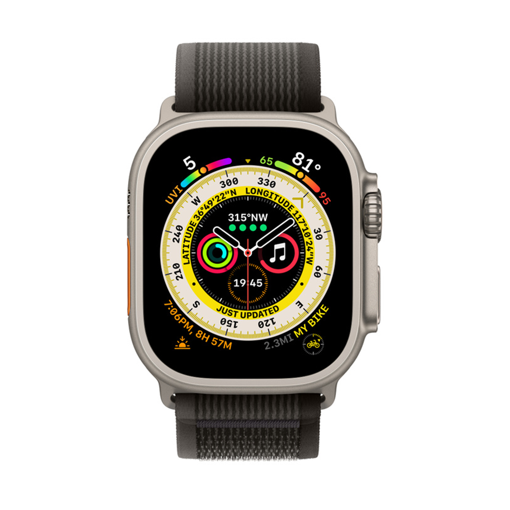 Apple Watch Ultra GPS + Cellular Titanium Black/Gray Trail Loop - Small - Image 2
