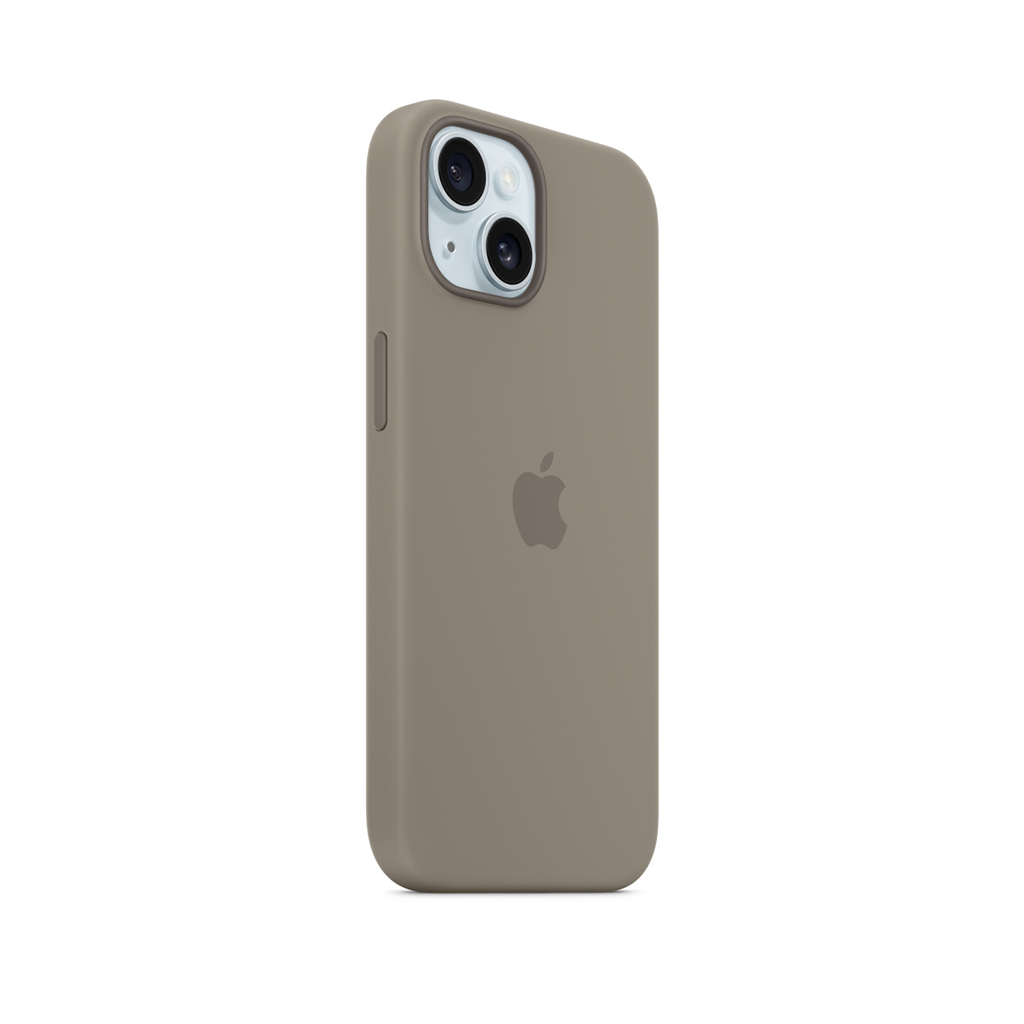 Apple IPhone 15 Silicone Case With MagSafe Clay - Mobix