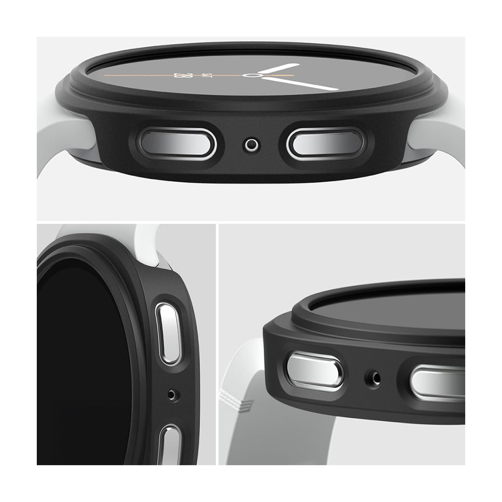 Kaitseümbris Slim, Samsung Galaxy Watch8 40mm, komplektis 2tk, läbipaistev ja must, Ringke - Image 2