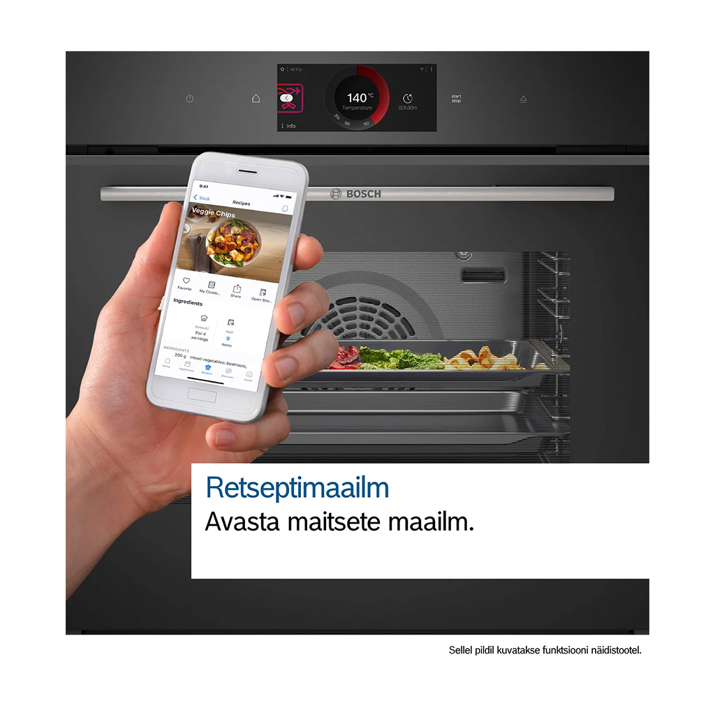 Integreeritav ahi Bosch Seeria 8 pürolüütiline puhastus 71 L  HBG7721B1 - Image 9