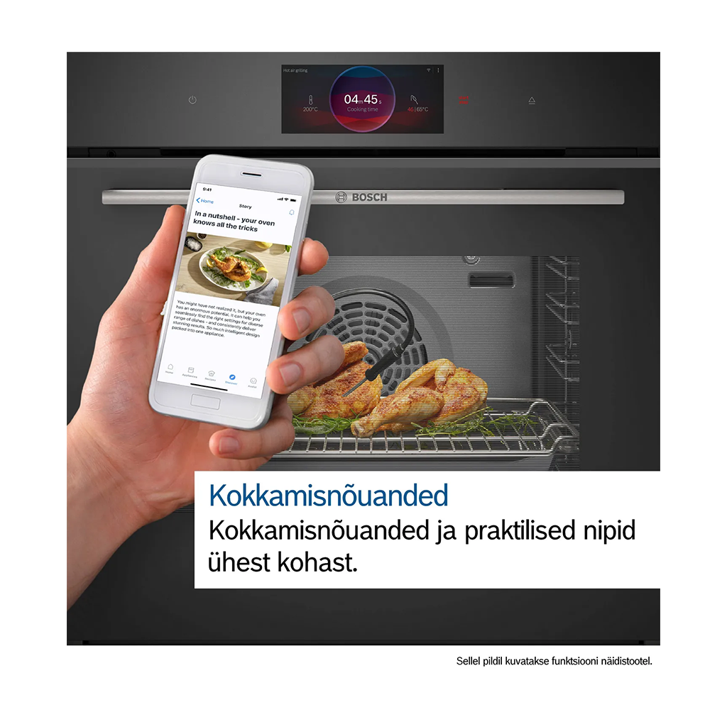 Integreeritav ahi Bosch Seeria 8 pürolüütiline puhastus 71 L  HBG7721B1 - Image 10