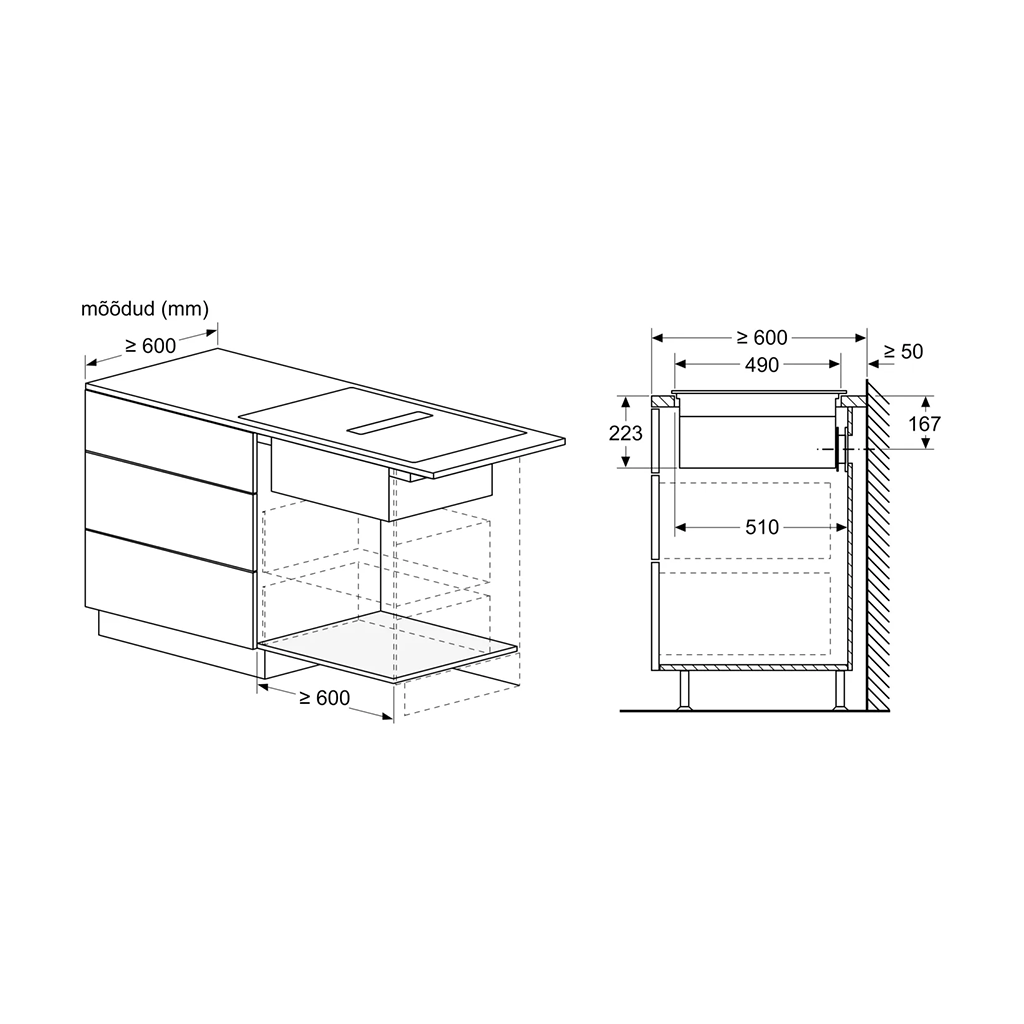 Integreeritav induktsioonpliidiplaat Bosch seeria 4, laius 60 cm, raamita - Image 15