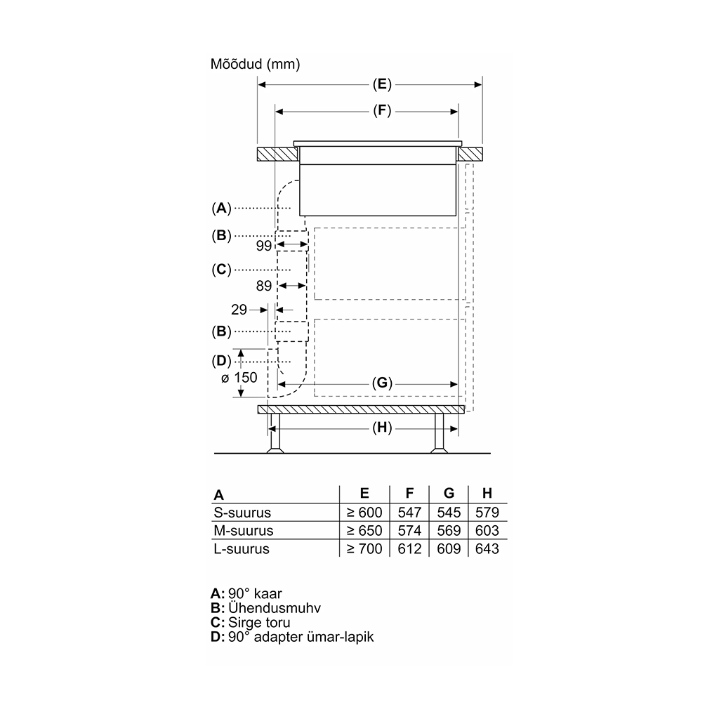 Integreeritav induktsioonpliidiplaat Bosch seeria 4, laius 60 cm, raamita - Image 20