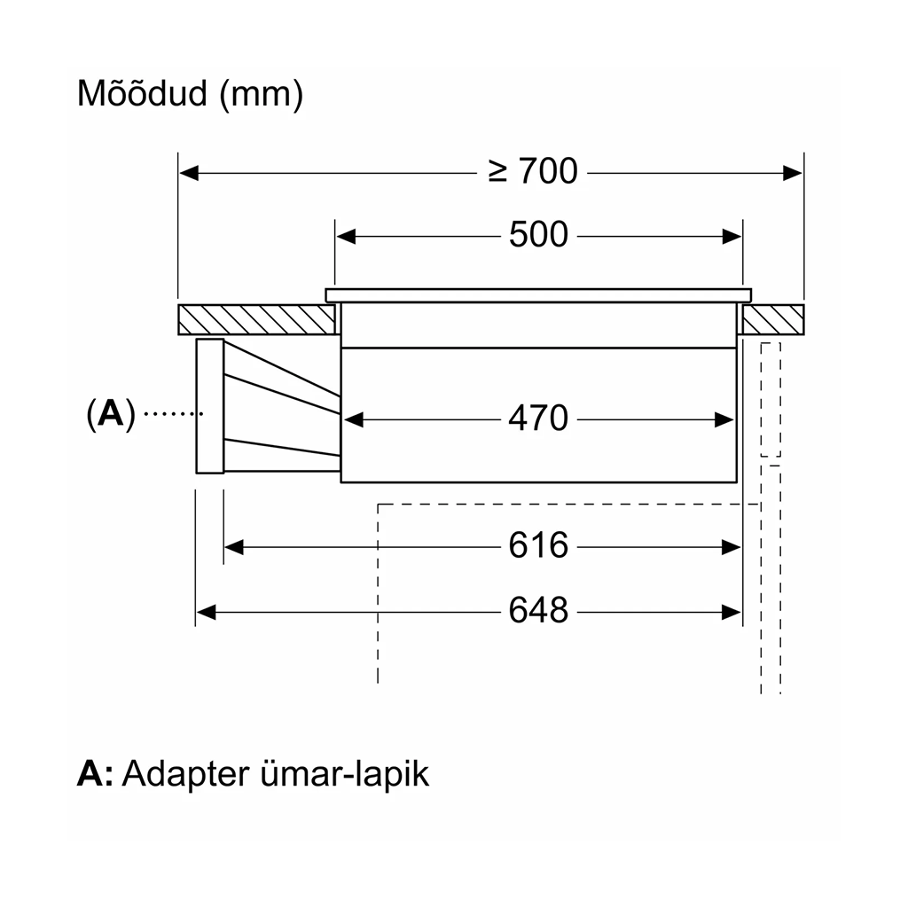 Integreeritav induktsioonpliidiplaat Bosch seeria 4, laius 60 cm, raamita - Image 7