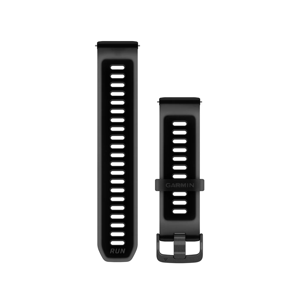 Garmin Quick Release Bands 22mm Translucent Black With Slate Hardware