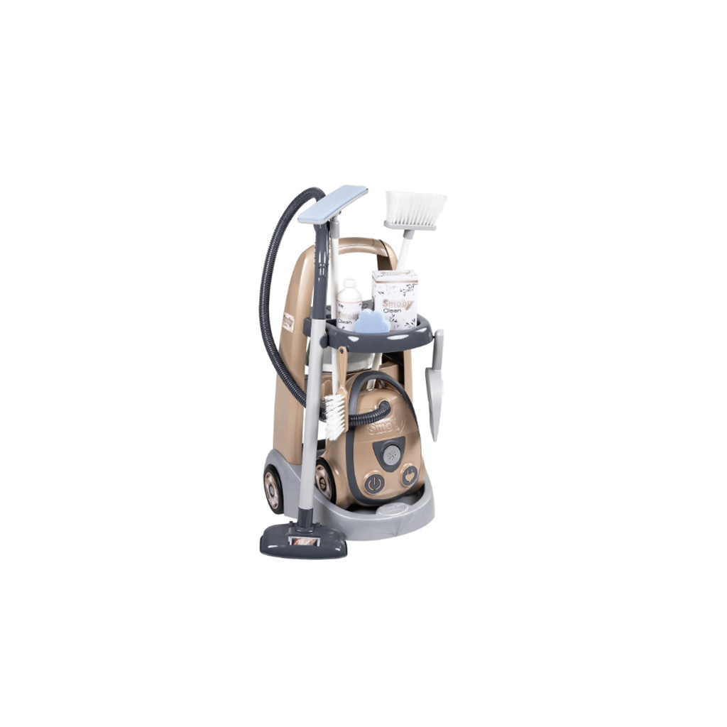 Smoby Rowenta Cleaning Cart and Vacuum Cleaner