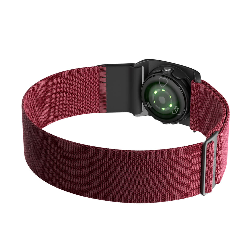 Polar Verity Sense Optical Heart Rate Sensor M-XXL Dark Red - Image 3