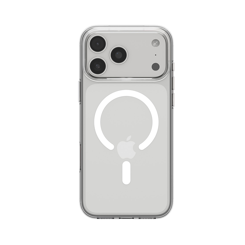 Kaitseümbris Liquid Crystal (MagFit), Apple iPhone 17 Pro Max, läbipaistev valge MagSafe ringiga, Spigen - Image 2