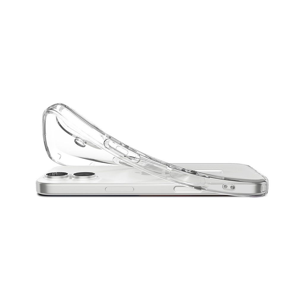 Kaitseümbris Liquid Crystal (MagFit), Apple iPhone 17, läbipaistev valge MagSafe ringiga, Spigen - Image 6