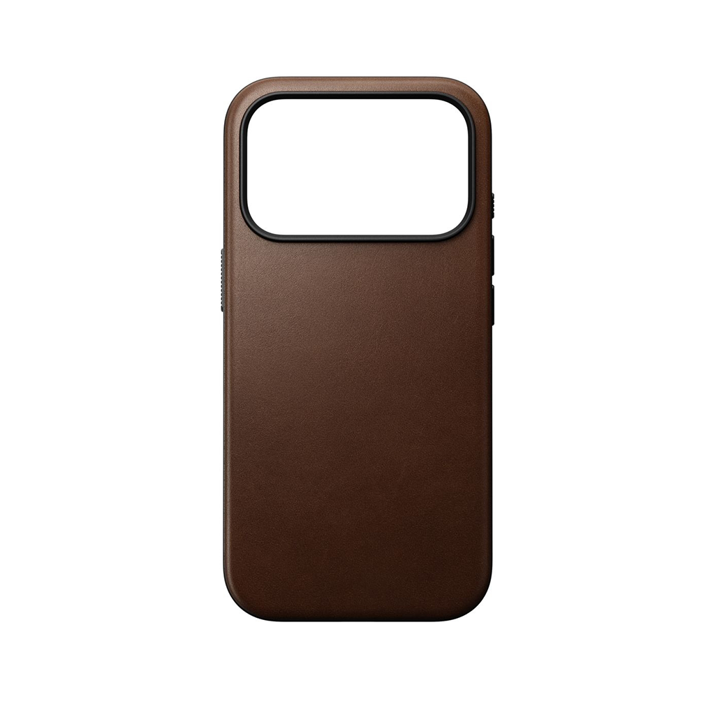 Kaitseümbris Modern Leather, Apple iPhone 17 Pro, pruun, naturaalsest nahast, MagSafe ühilduv, Nomad