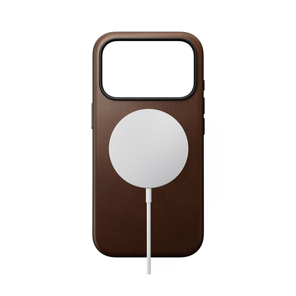 Kaitseümbris Modern Leather, Apple iPhone 17 Pro, pruun, naturaalsest nahast, MagSafe ühilduv, Nomad - Image 6