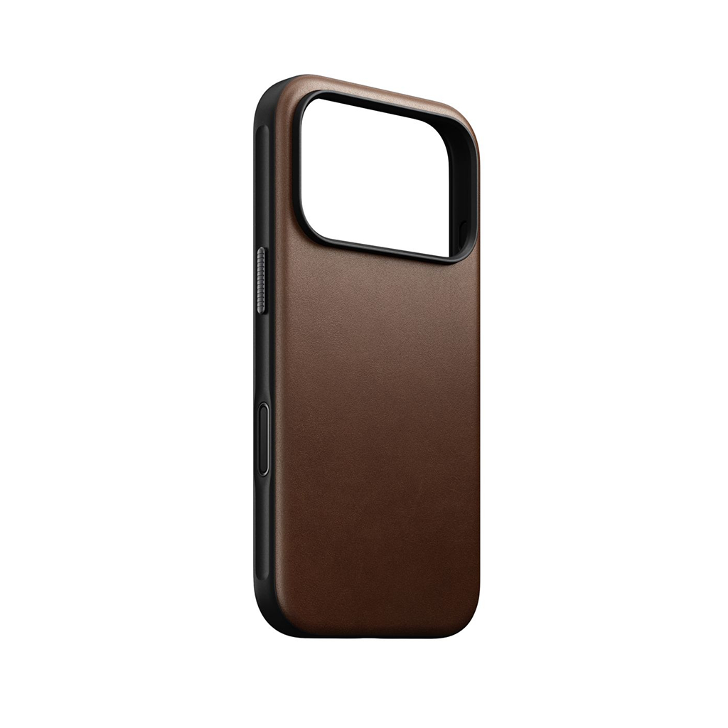 Kaitseümbris Modern Leather, Apple iPhone 17 Pro, pruun, naturaalsest nahast, MagSafe ühilduv, Nomad - Image 3