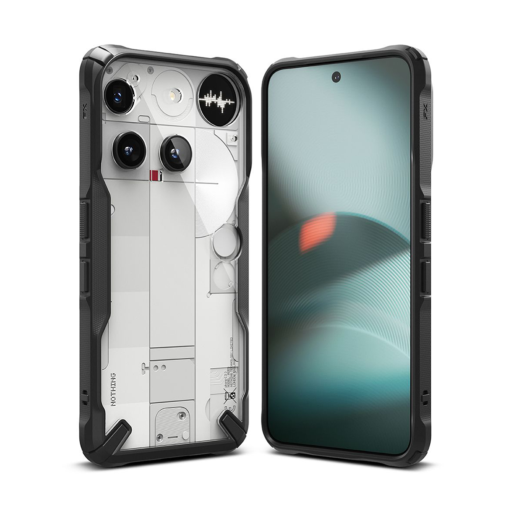 Kaitseümbris Fusion X, Nothing Phone (3), läbipaistev musta äärega, Ringke - Image 2