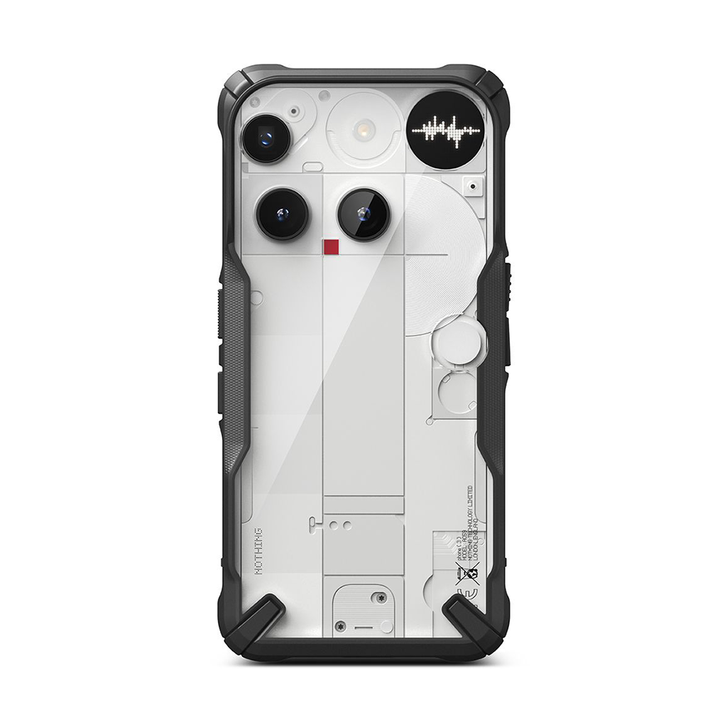 Kaitseümbris Fusion X, Nothing Phone (3), läbipaistev musta äärega, Ringke - Image 3