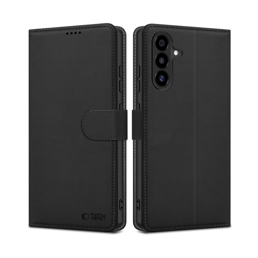 Kaitseümbris kaanega Wallet, Samsung Galaxy A26 5G / A17 / A17 5G, must, Tech-Protect