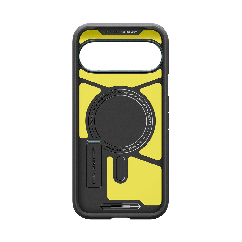 Kaitseümbris Tough Armor AI (MagFit), Google Pixel 10 Pro / Pixel 10, tumeroheline, tugijalaga, Qi2/MagSafe ühilduv, Spigen - Image 3