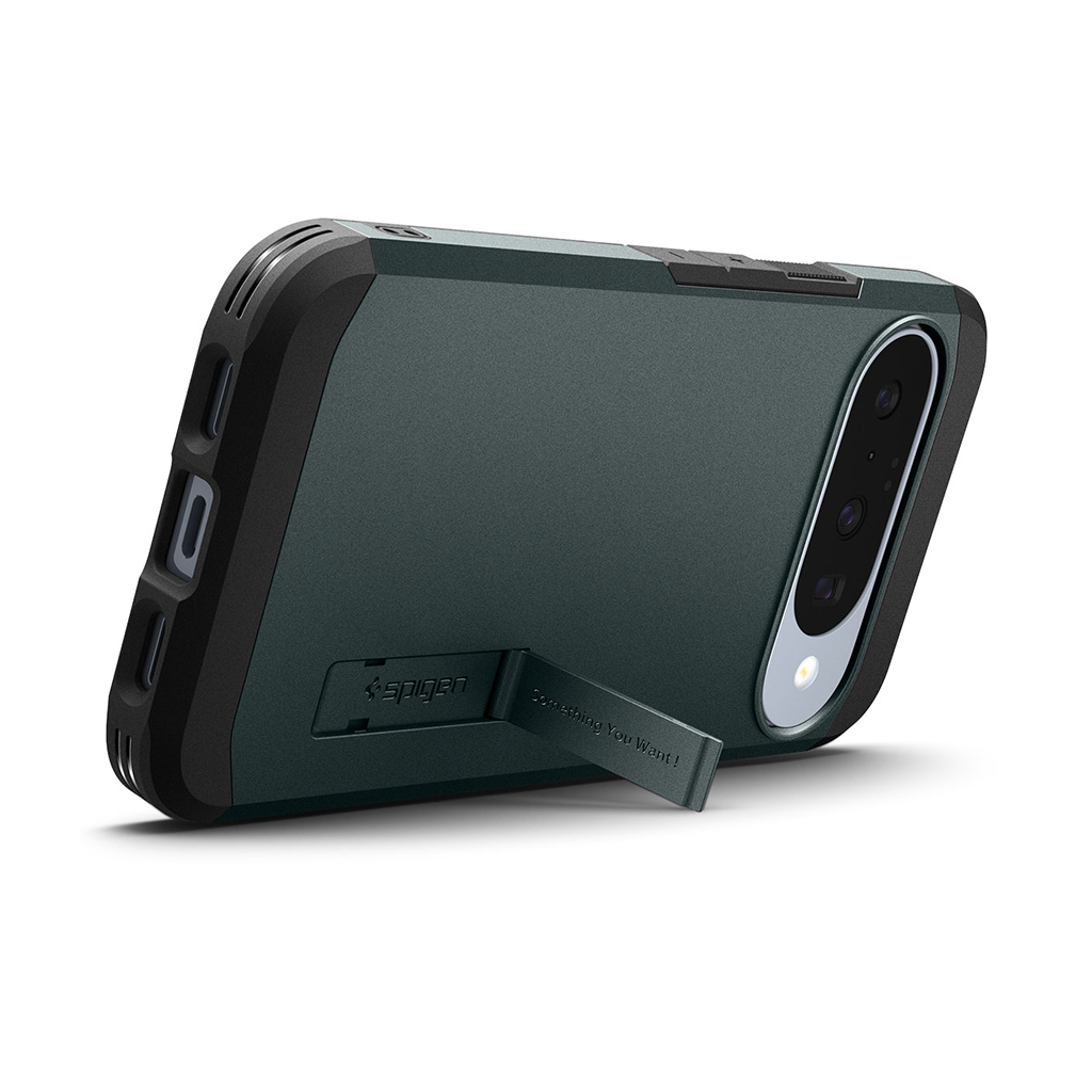 Kaitseümbris Tough Armor AI (MagFit), Google Pixel 10 Pro / Pixel 10, tumeroheline, tugijalaga, Qi2/MagSafe ühilduv, Spigen - Image 8