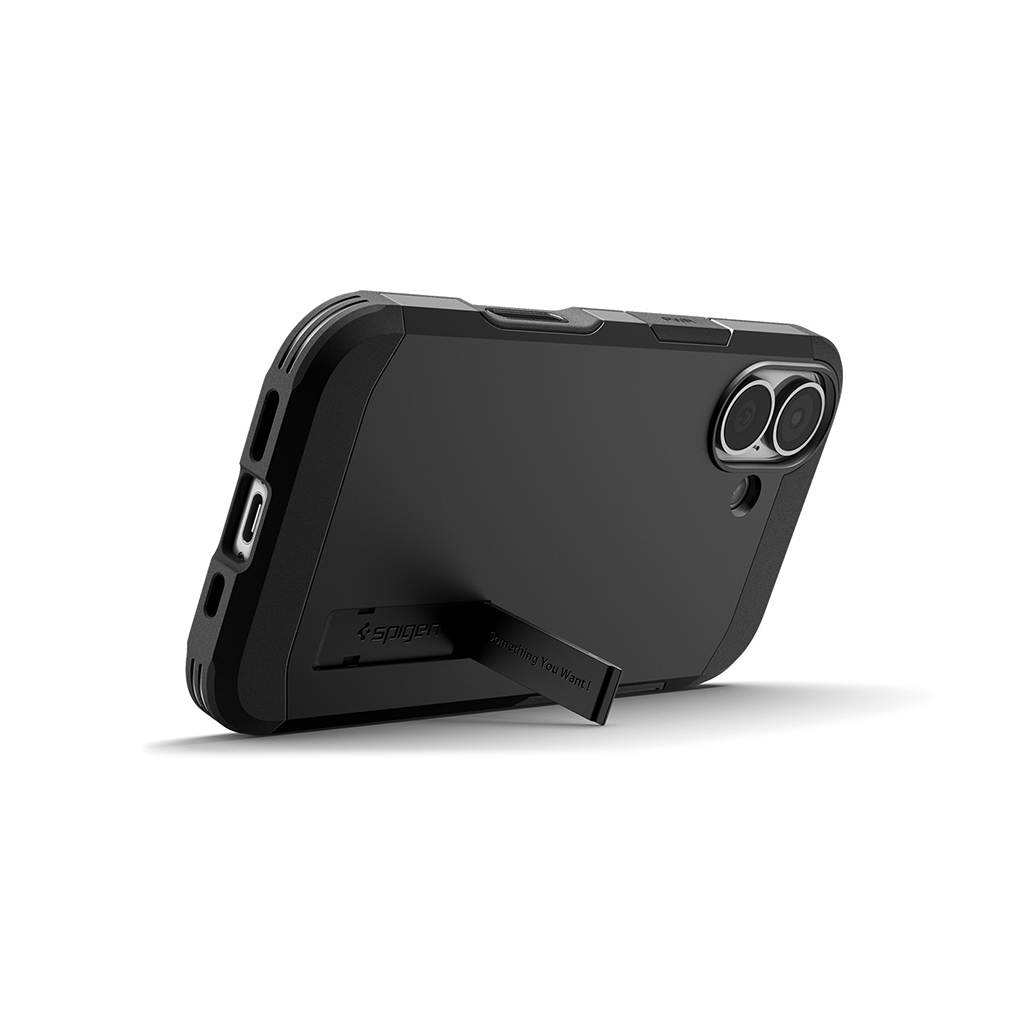 Kaitseümbris Tough Armor T (MagFit), Apple iPhone 17, must, tugijalaga, MagSafe ühilduv, kaamera nupuga, Spigen - Image 9