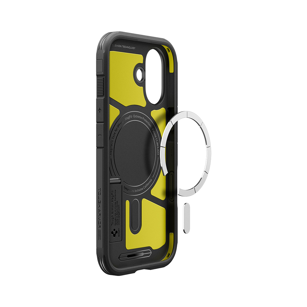 Kaitseümbris Tough Armor T (MagFit), Apple iPhone 17, must, tugijalaga, MagSafe ühilduv, kaamera nupuga, Spigen - Image 8