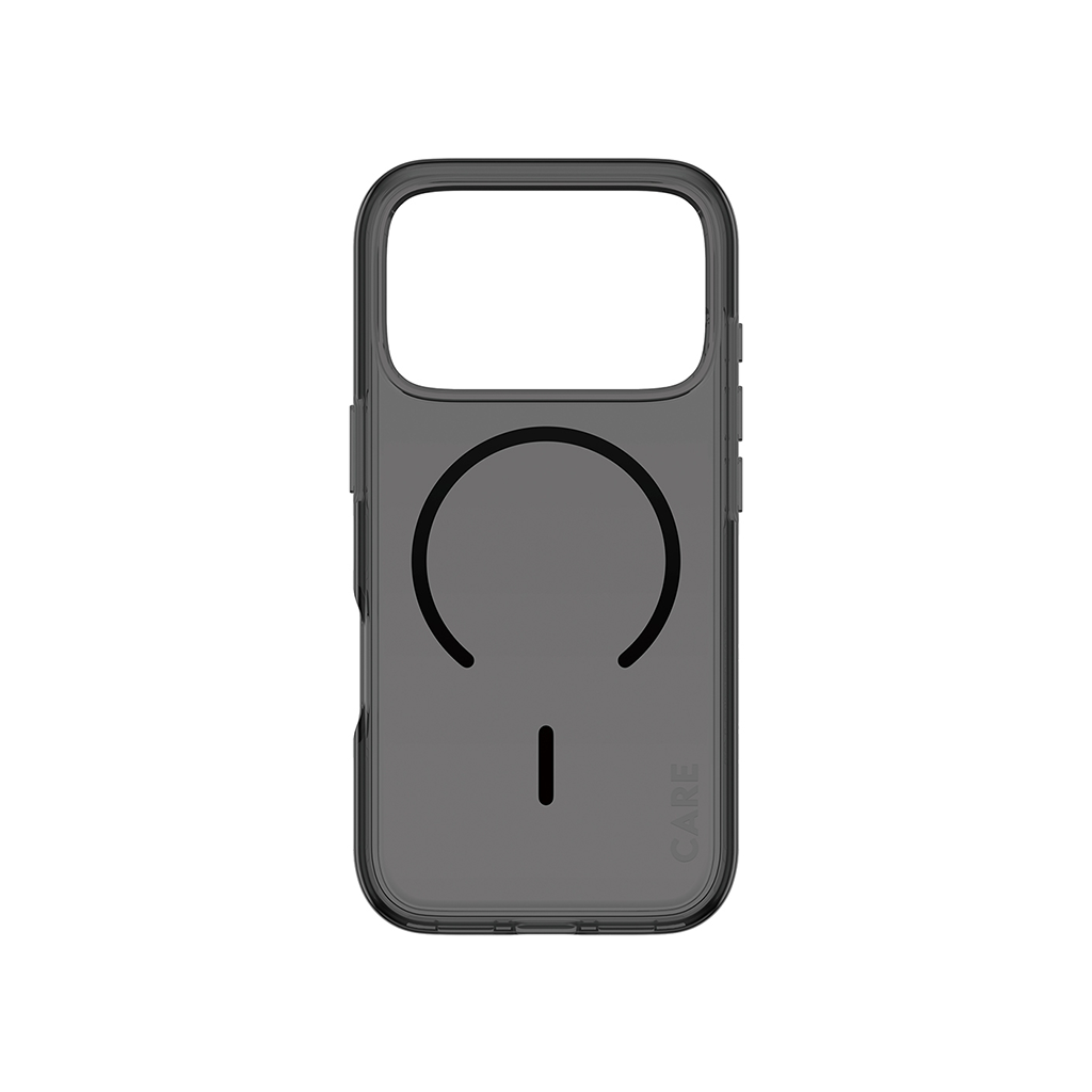 Kaitseümbris Smokey, Apple iPhone 17 Pro, tume läbipaistev musta MagSafe ringiga, CARE by PanzerGlass - Image 4