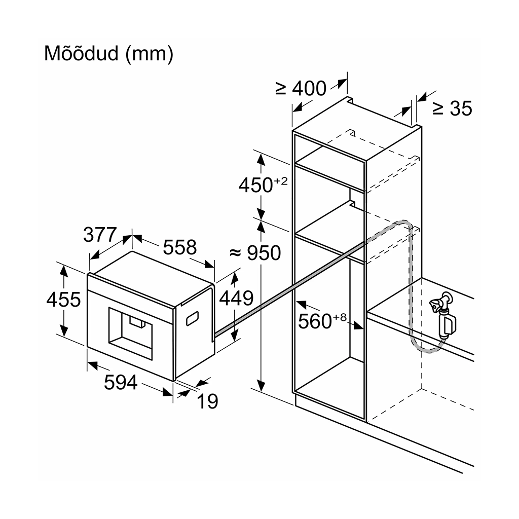 Bosch Seeria 8 integreeritav täisautomaatne kohvimasin CTL9181D0 - Image 3