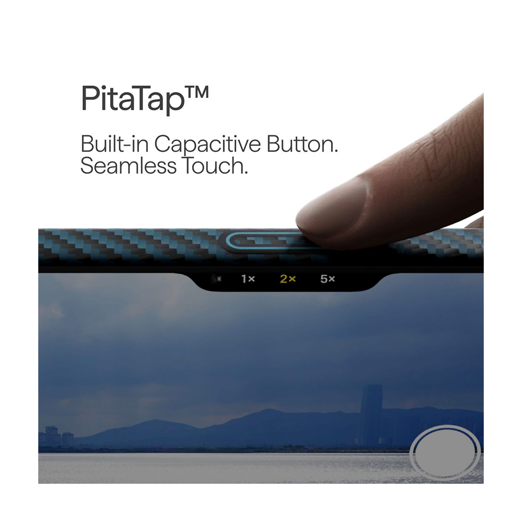 Kaitseümbris Ultra-Slim, Apple iPhone 17 Pro Max, sinine/hall, üliõhuke, MagSafe ühilduv, Pitaka - Image 5