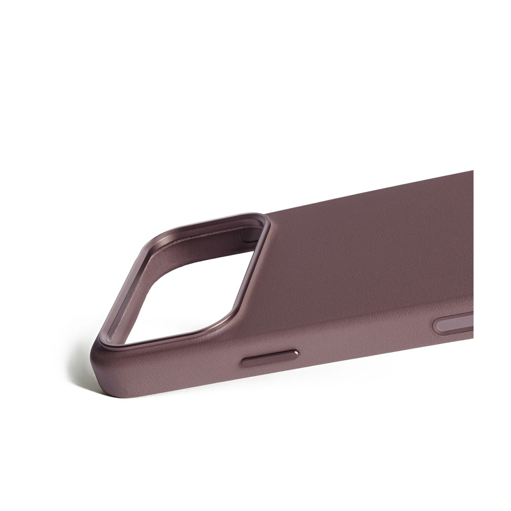 Kaitseümbris Apple iPhone 17 Pro Max, tumepunane, naturaalsest nahast, MagSafe ühilduv, Mujjo - Image 6