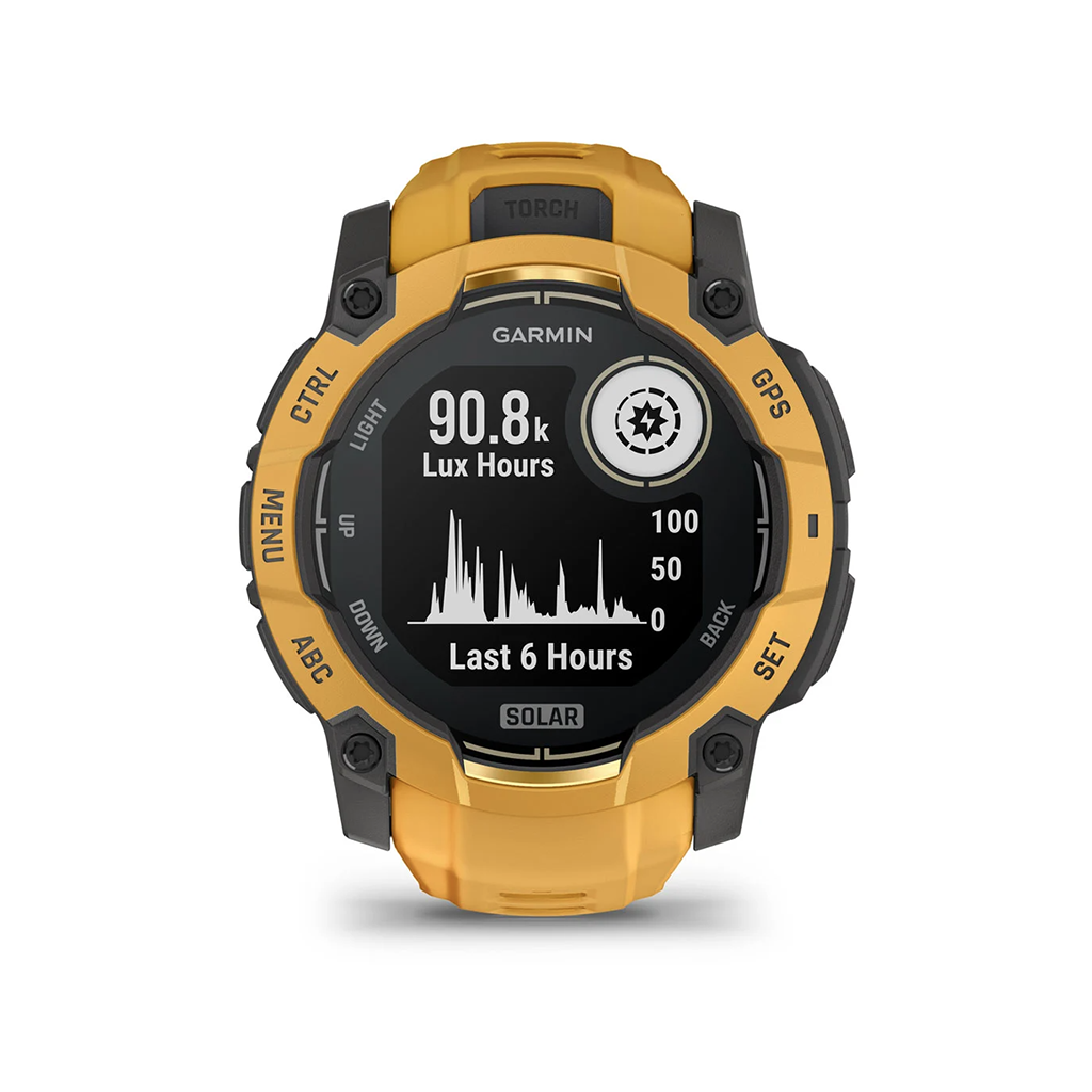 Garmin Instinct 3 50mm Sunburst with Sunburst Grey Band Solar - Image 2