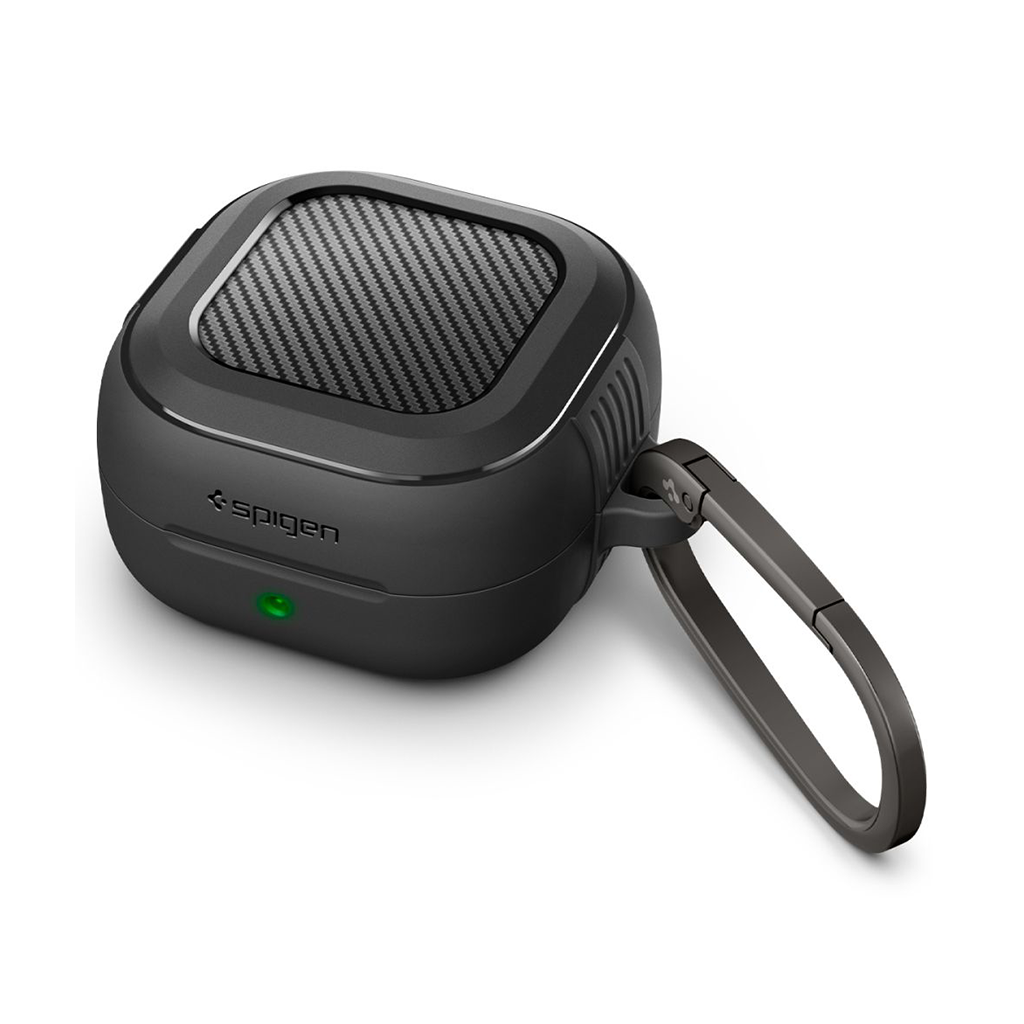 Kaitseümbris Rugged Armor, Samsung Galaxy Buds4 / Buds4 Pro, matt must, Spigen