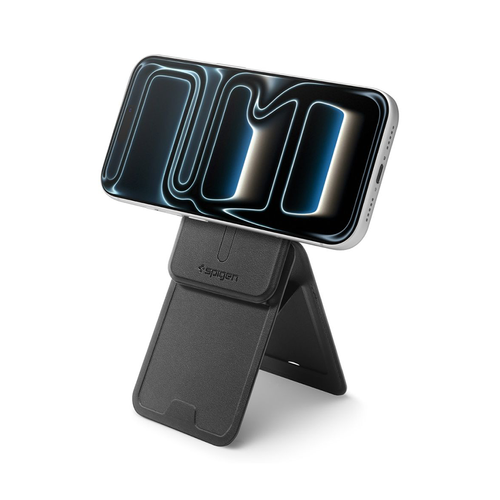 Magnetkinnitusega kaarditasku tugijalaga Slim Fold Tripod (MagFit), 1 kaarditaskuga, must, Qi2/MagSafe ühilduv, Spigen - Image 9
