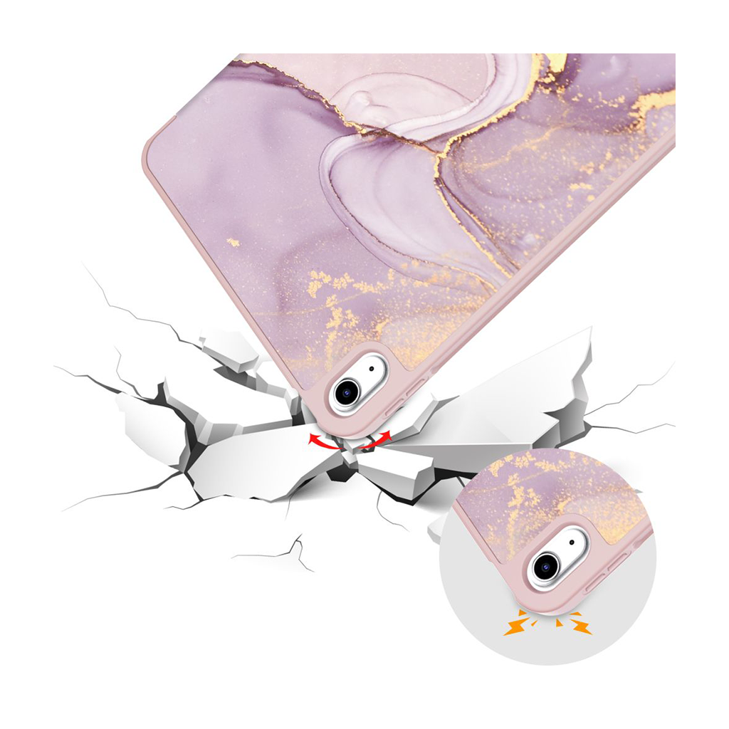 Kaitsekaaned SmartCase Pen, Apple iPad 11" (2025) / iPad 10.9" (2022), marmor, nutipliiatsi pesaga, Tech-Protect - Image 6