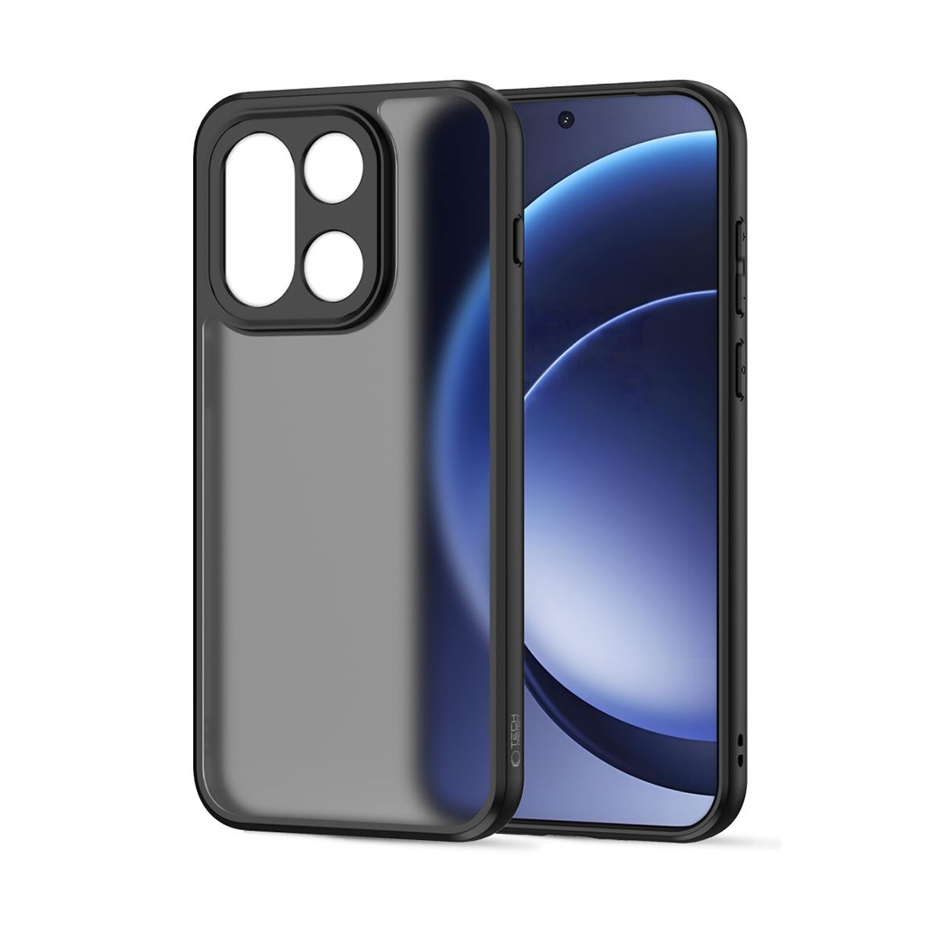 Kaitseümbris Magmat, OnePlus 15, matt läbipaistev musta äärega, Tech-Protect - Image 2