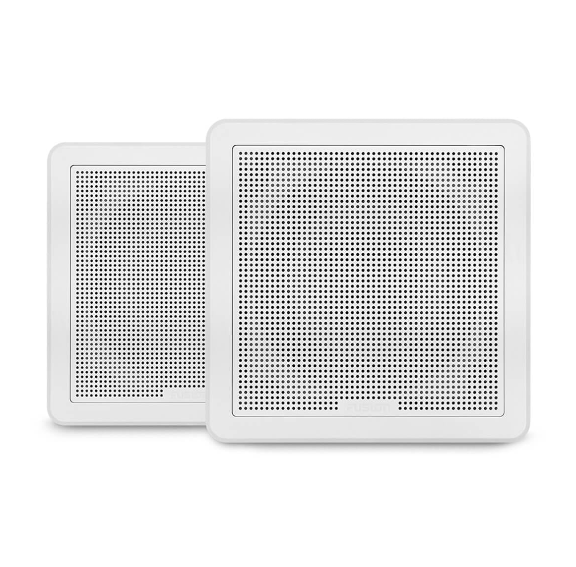Garmin Fusion FM Series Marine Speakers 7.7" 200-Watt Square White Flush-Mount Marine Speaker