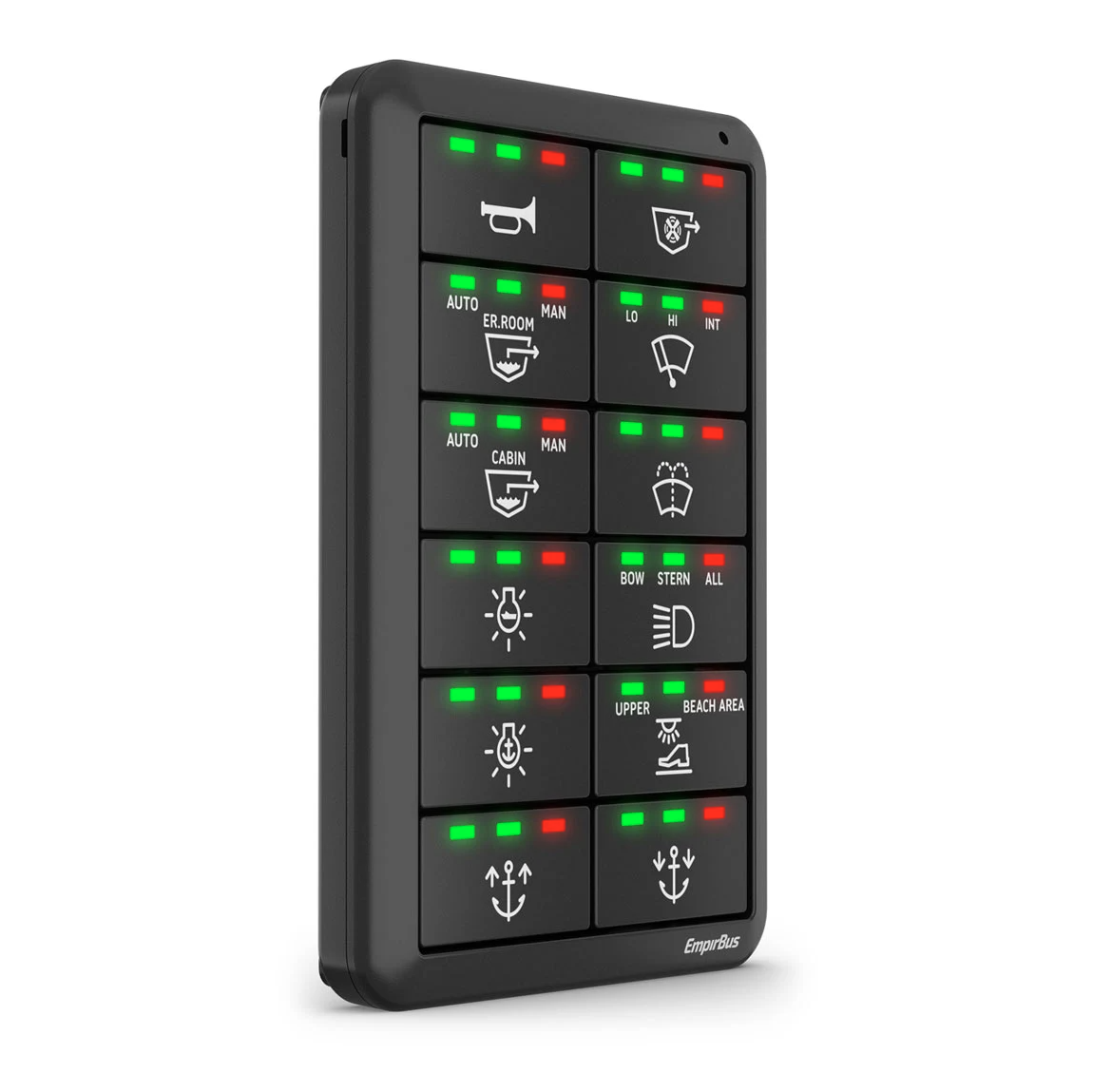 Garmin EmpirBus SP8 & SP12 Switches SP12 Vertical - Pilt 2