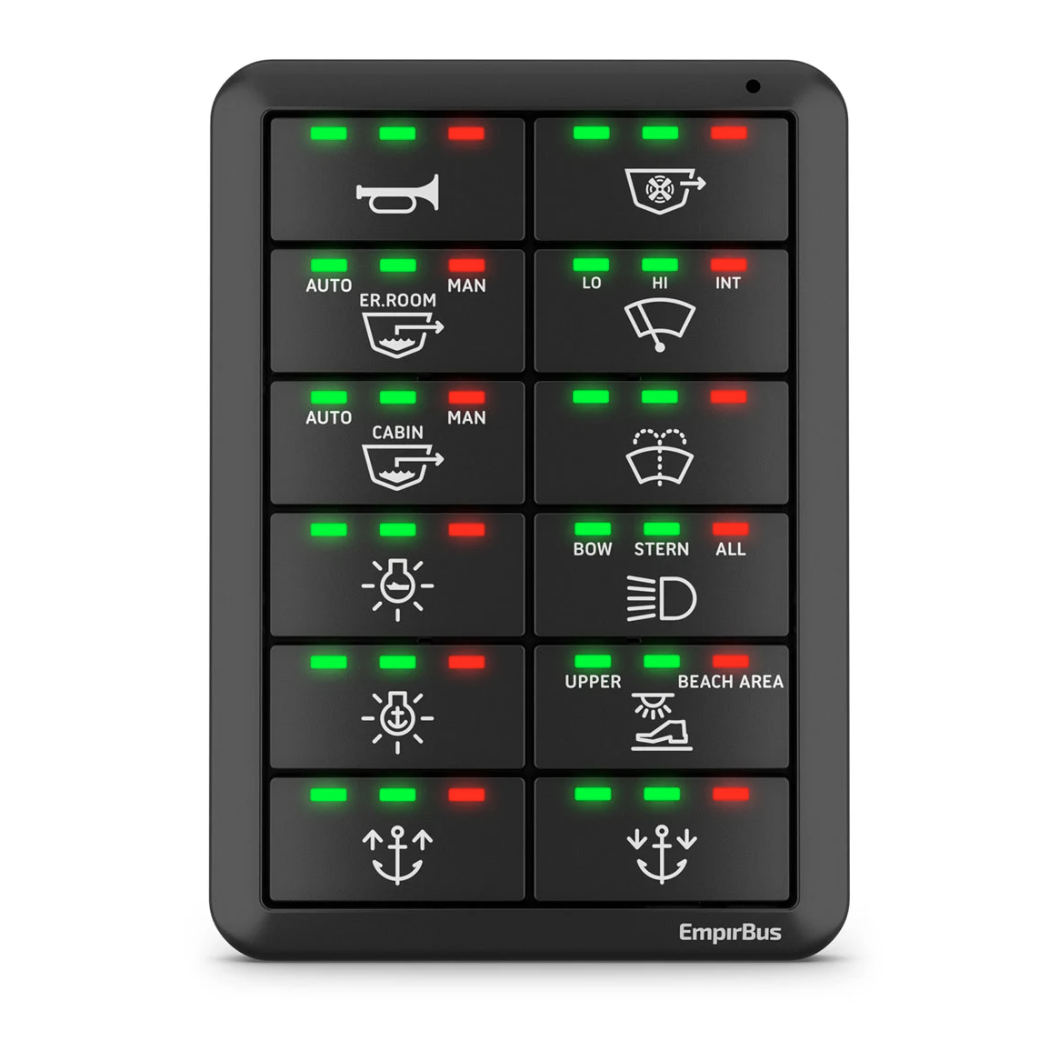 Garmin EmpirBus SP8 & SP12 Switches SP12 Vertical