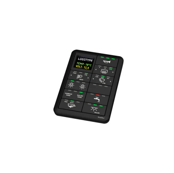 Garmin EmpirBus SP8 & SP12 Switches SP12 Vertical with Display