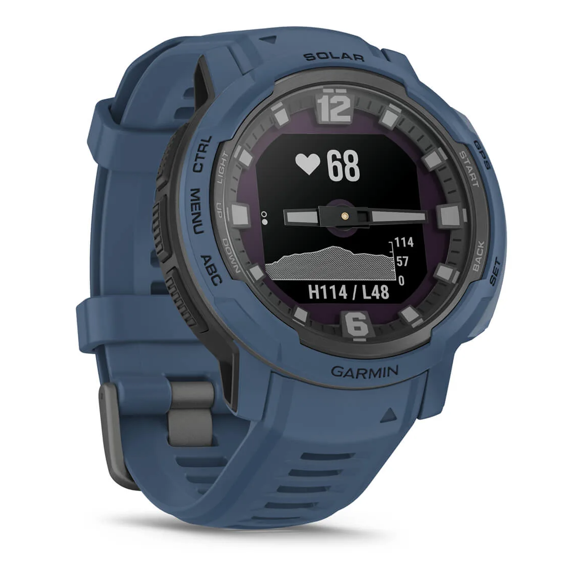 Garmin Instinct Crossover Solar Tidal Blue - Image 3
