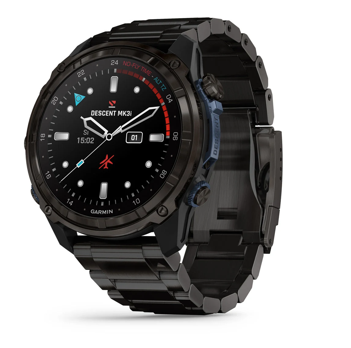 Garmin Descent Mk3i 51 mm Carbon Grey DLC Titanium with DLC Titanium Band