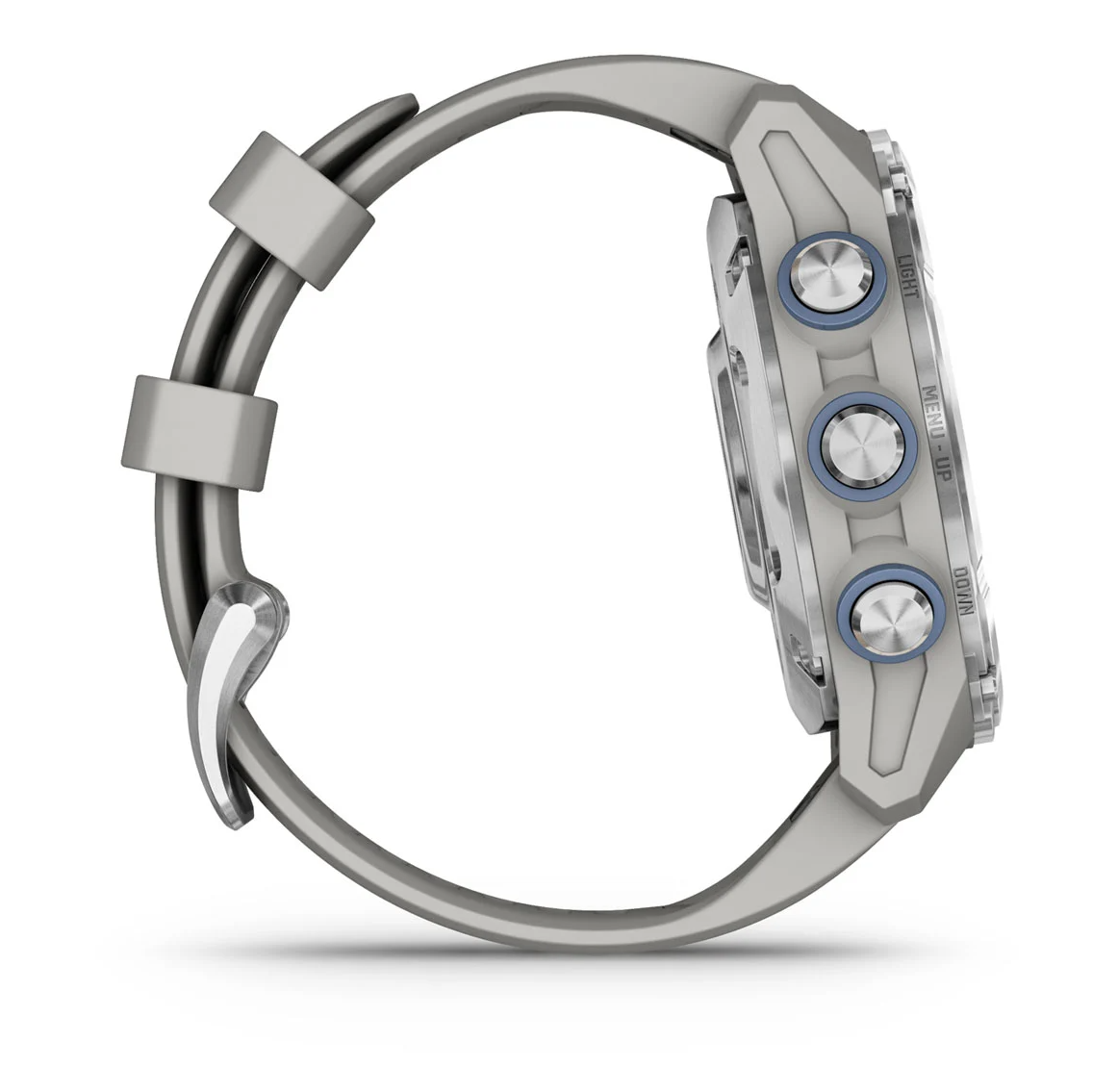 Garmin Descent Mk3 43mm Stainless Steel With Fog Grey Silicone Band - Image 4
