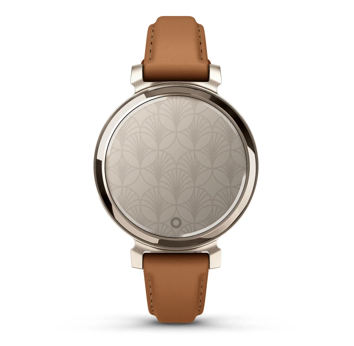 Garmin Lily 2 Classic Cream Gold with Tan Leather Band - Image 2