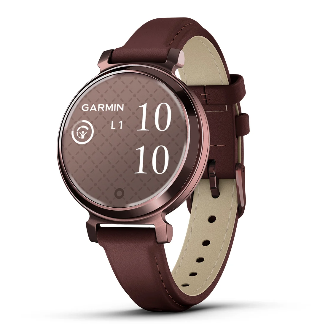 Garmin Lily 2 Classic Dark Bronze with Mulberry Leather Band