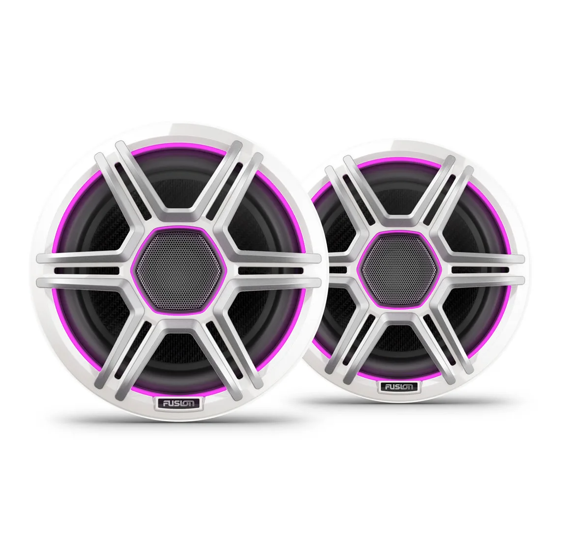 Garmin Fusion Apollo Speakers 7.7" LED Marine Speakers with Sports White Grilles