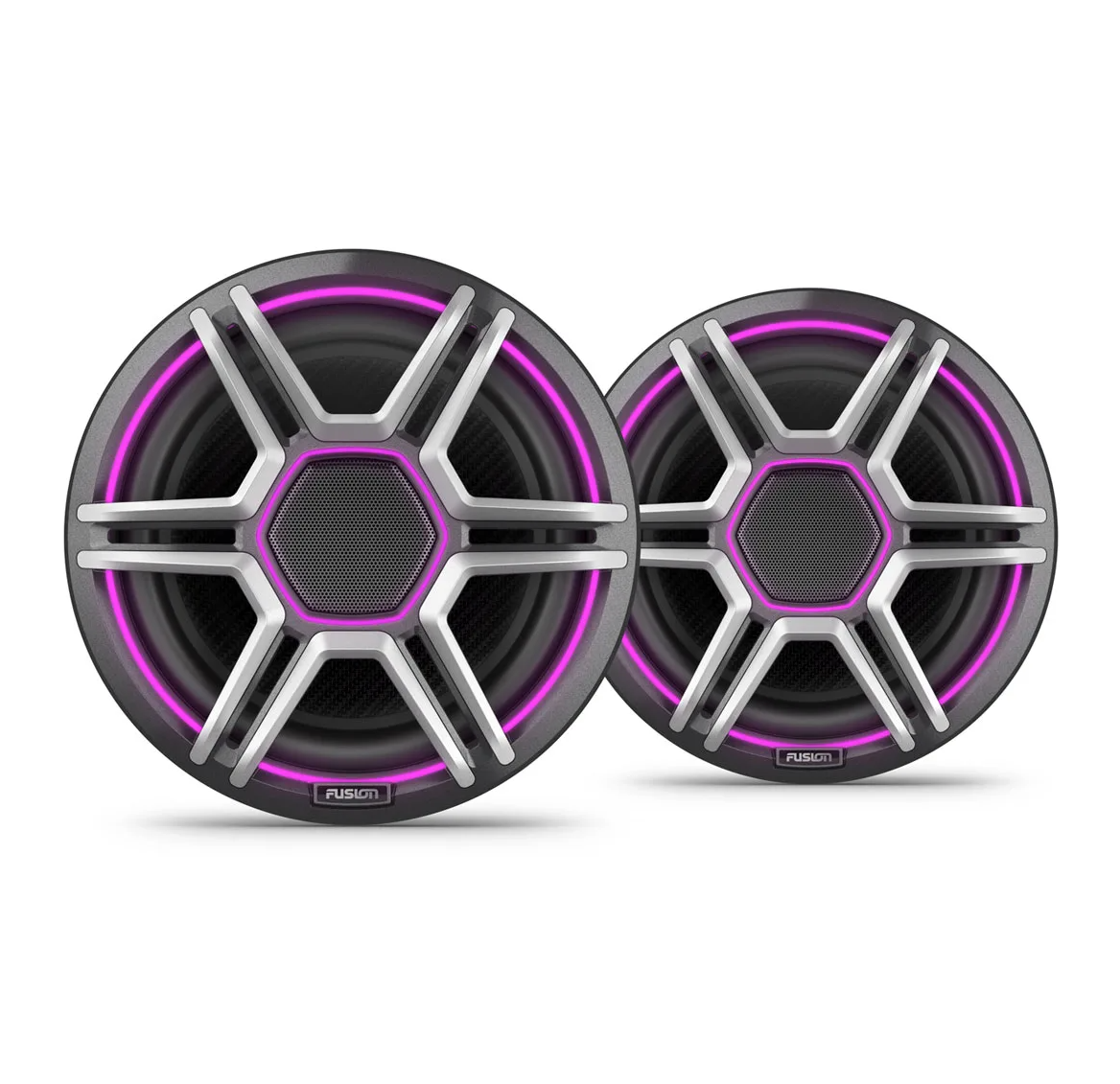 Garmin Fusion Apollo Speakers 8.8" LED Marine Speakers with Sports Grey Grilles