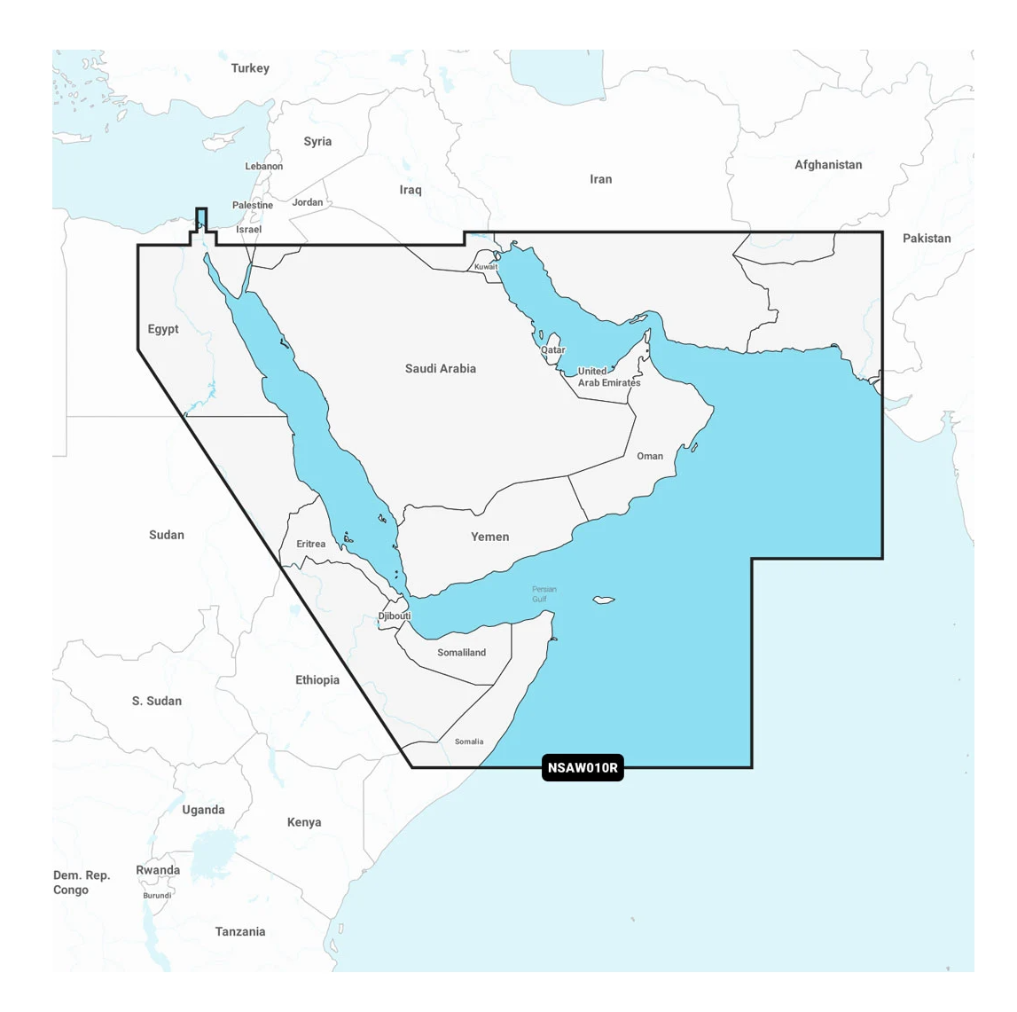 Garmin The Gulf & Red Sea Marine Charts