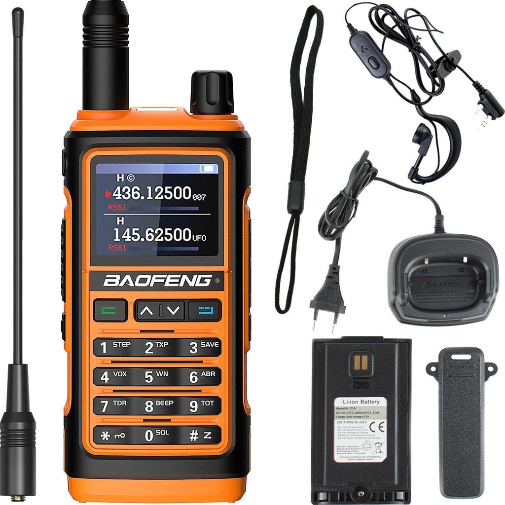 Walkie Talkie Baofeng UV-17E Orange
