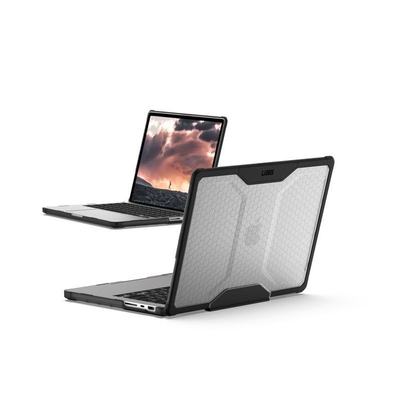 Plyo Apple MacBook Pro 14" 2021-2026 läbipaistev musta äärega Urban Armor Gear UAG - Pilt 2