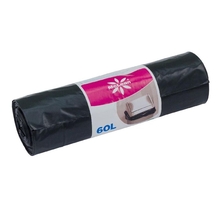 Prügikotid 60L 0.04mm 20tk rullis 15tk kastis