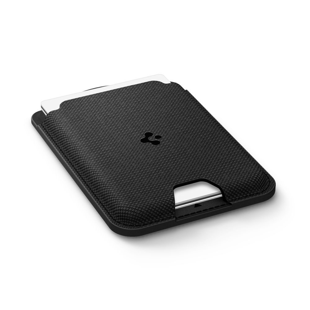 Magnetkinnitusega kaarditasku Urban Fit MagFit 3 kaardile must Qi2/MagSafe ühilduv Samsung Galaxy kaameratega sobiv Spigen - Pilt 2