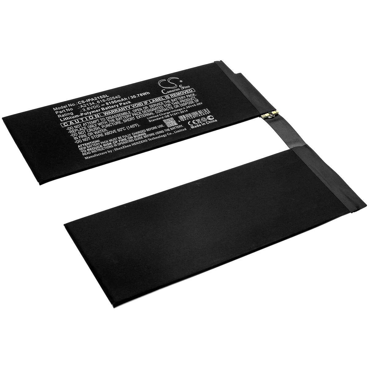 Apple iPad Air 3 iPad Air 2019 10.2" A2134 aku 616-00540